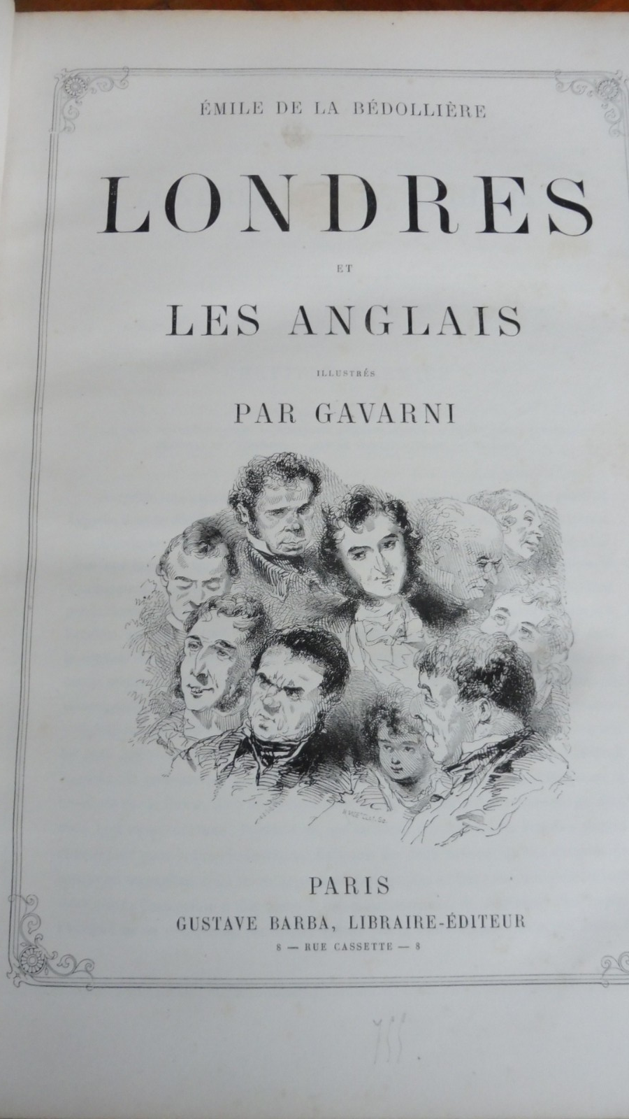 Londres et les Anglais (Emile De La Bédollière) s.d. illus. Gavarni