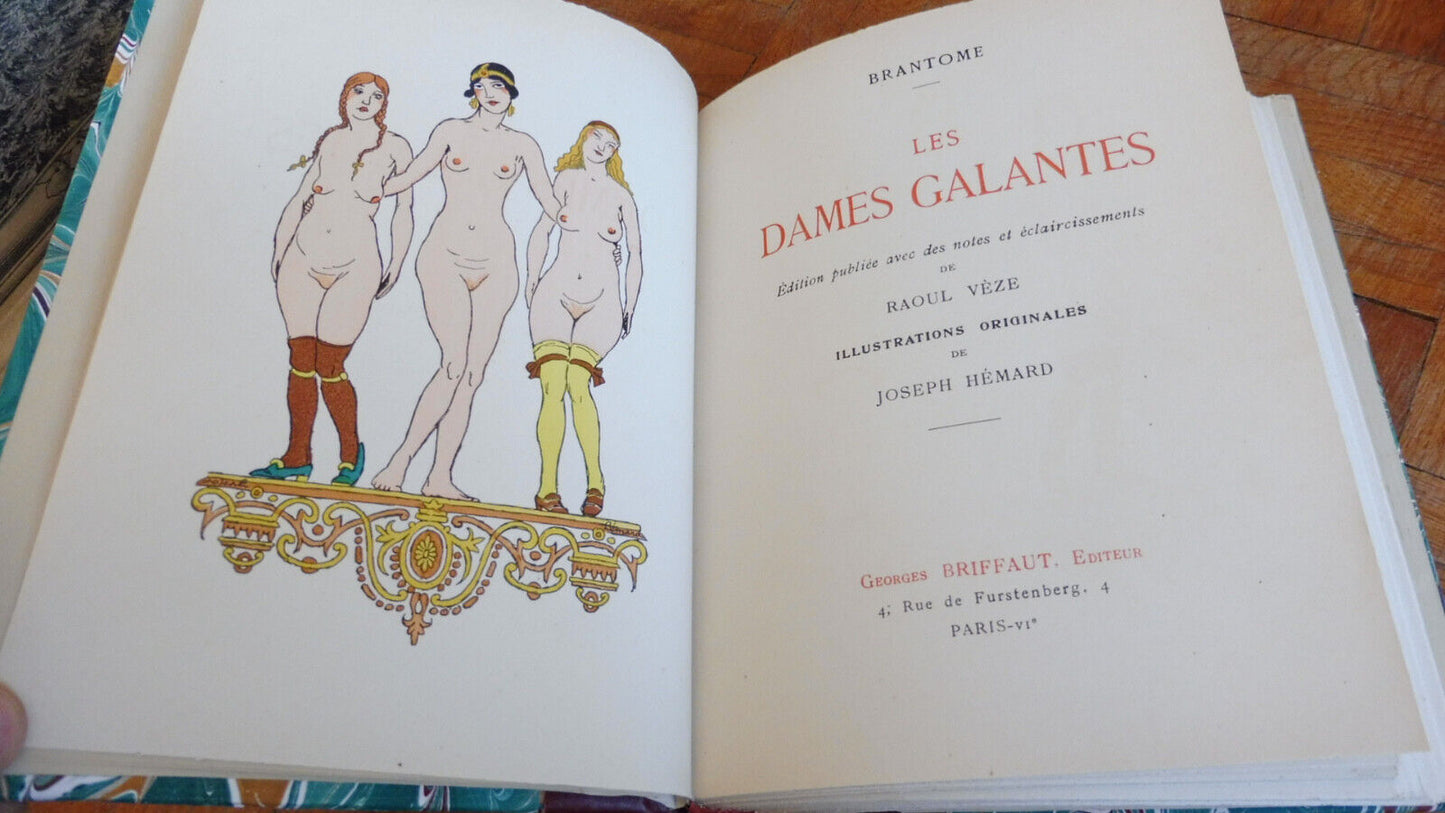 Les Dames galantes (Brantome) 1930 illus. Hémard VELIN