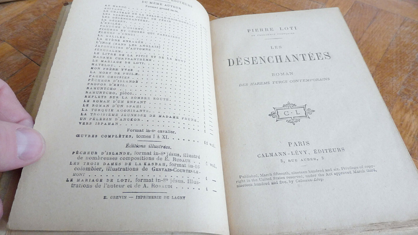 Les Désenchantées (Pierre Loti) s.d.