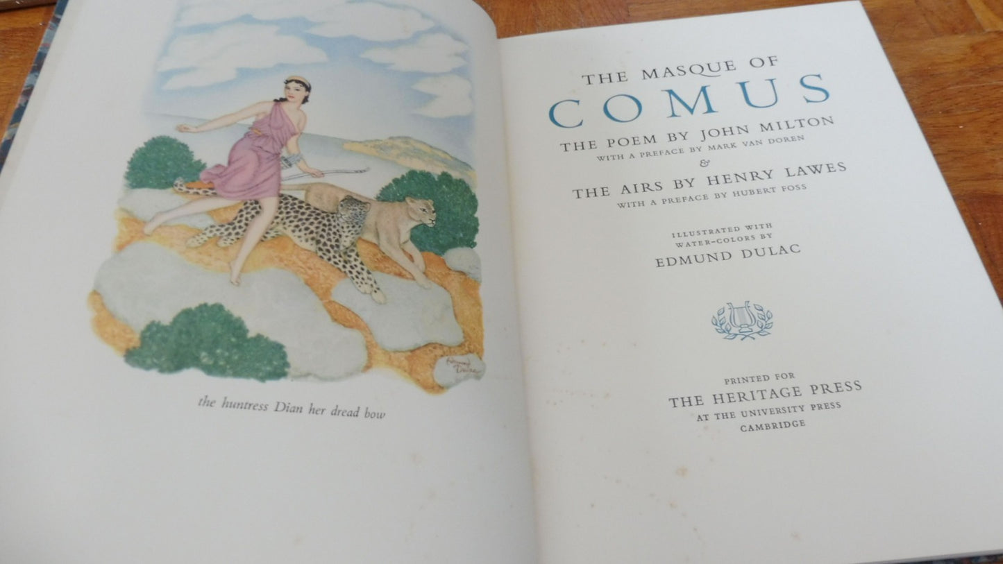 The Masque of Comus (John Milton) s.d. illus. Dulac