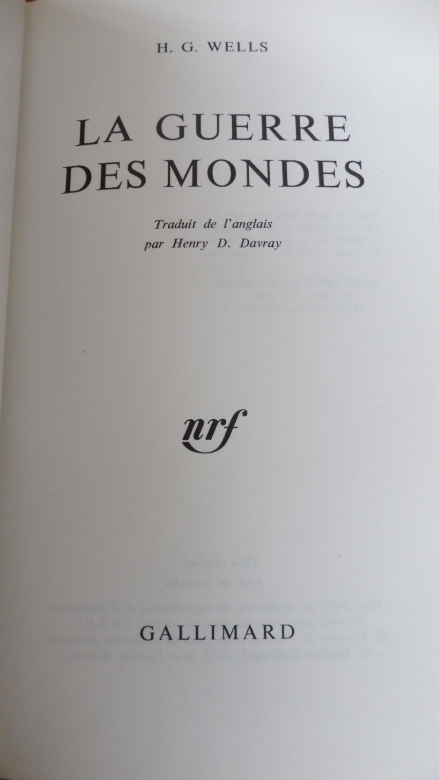 La Guerre des mondes (H. G. Wells) 1973