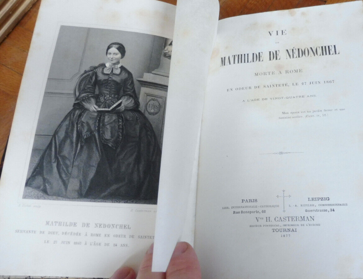 Vie de Mathilde de Nédonchel 1877