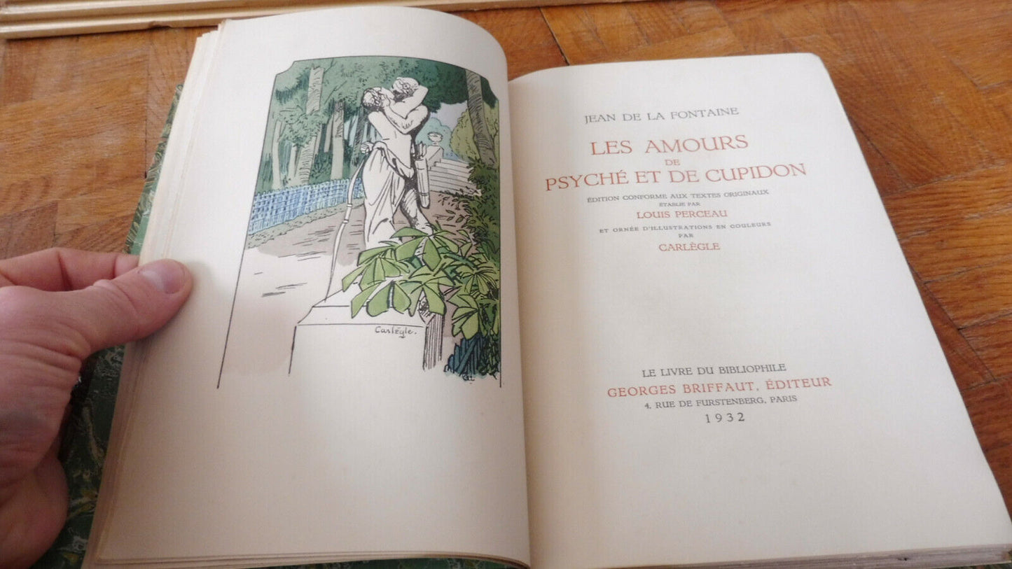 Les Amours de Psyché et Cupidon (Jean de La Fontaine) 1932 illus. Carlègle NUM.