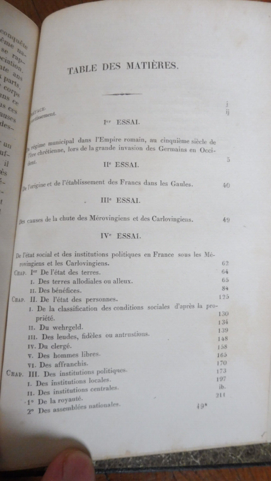 Essais sur l'histoire de France (Guizot) 1844