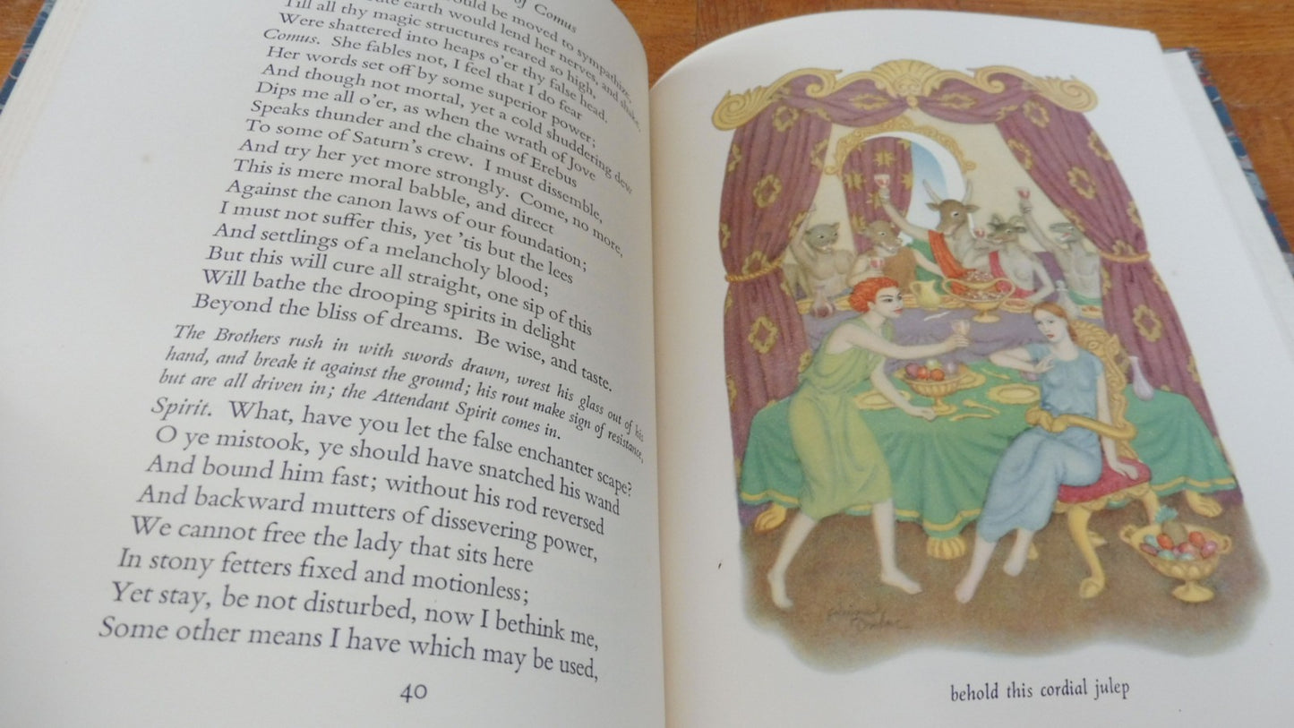 The Masque of Comus (John Milton) s.d. illus. Dulac