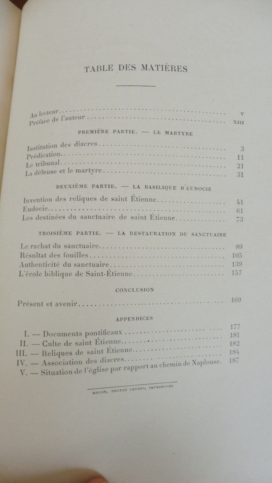 Saint Etienne et son sanctuaire à Jérusalem (M.-J. Lagrange) 1894