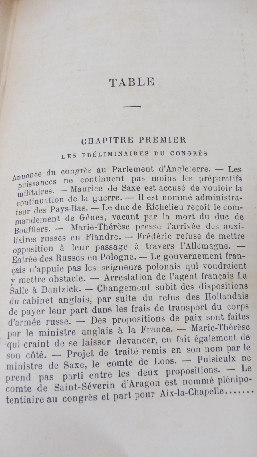 La Paix d'Aix-la-Chapelle (De Broglie) 1893