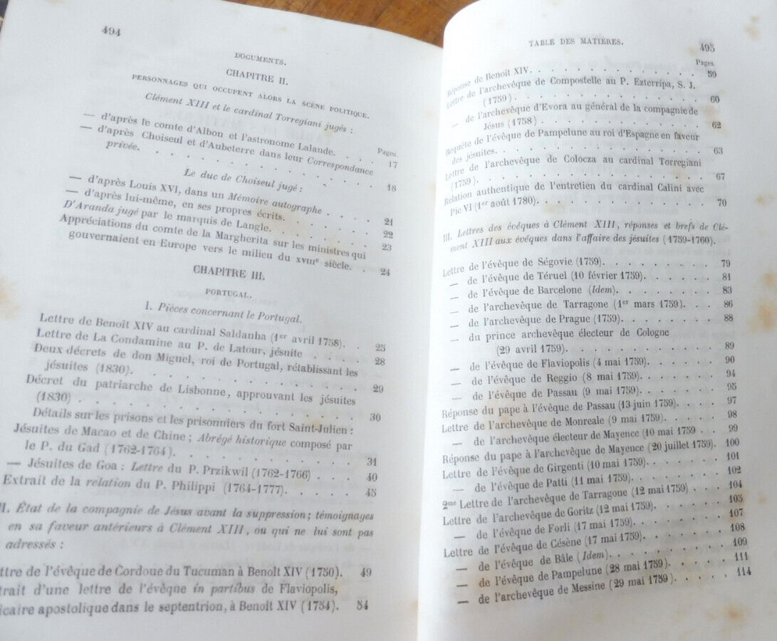Clément XIII et Clément XIV (De Ravignan) 1854 2/2