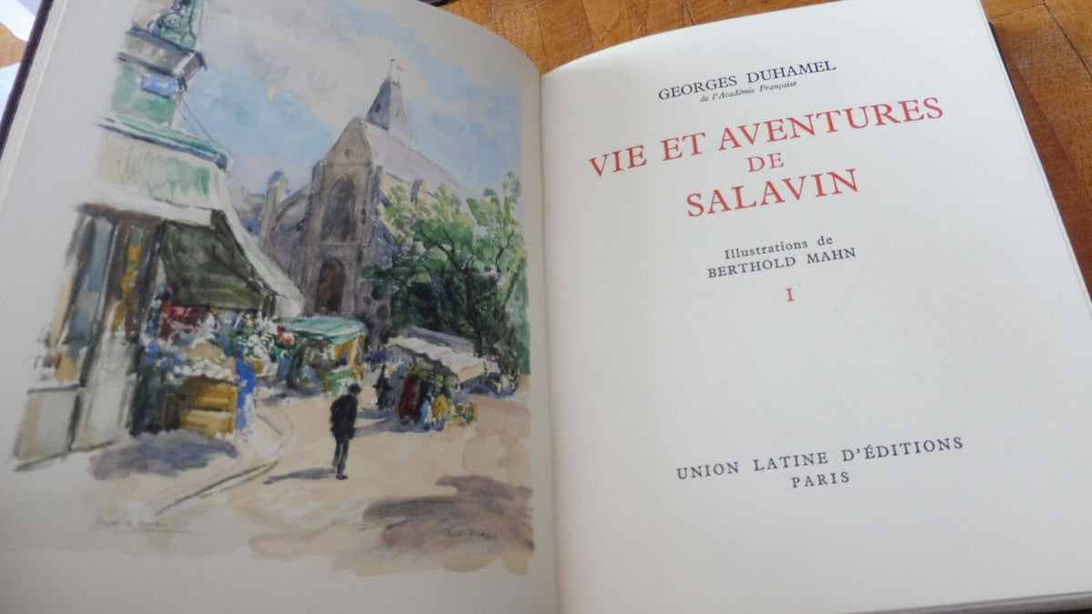 Vie et aventures de Salavin (Georges Duhamel) 1955 5/5 illus. Berthold Mahn