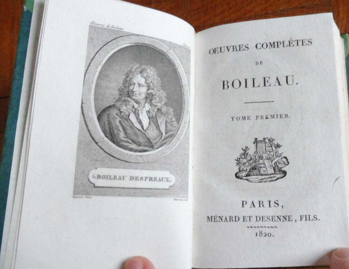 Oeuvres de Boileau 1820 4/4