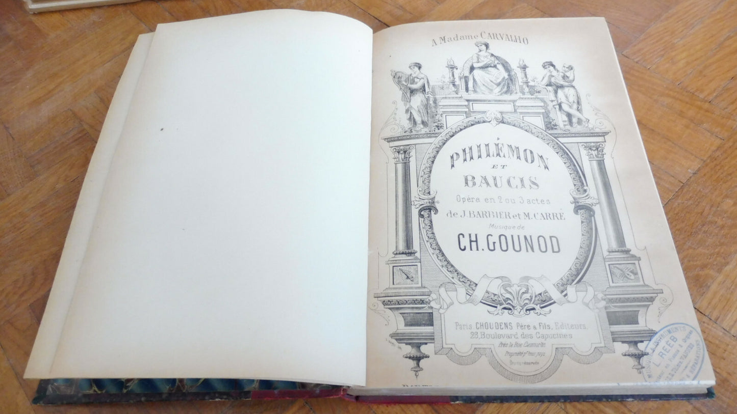 Philémon et Baucis (Charles Gounod) s.d. PARTITION
