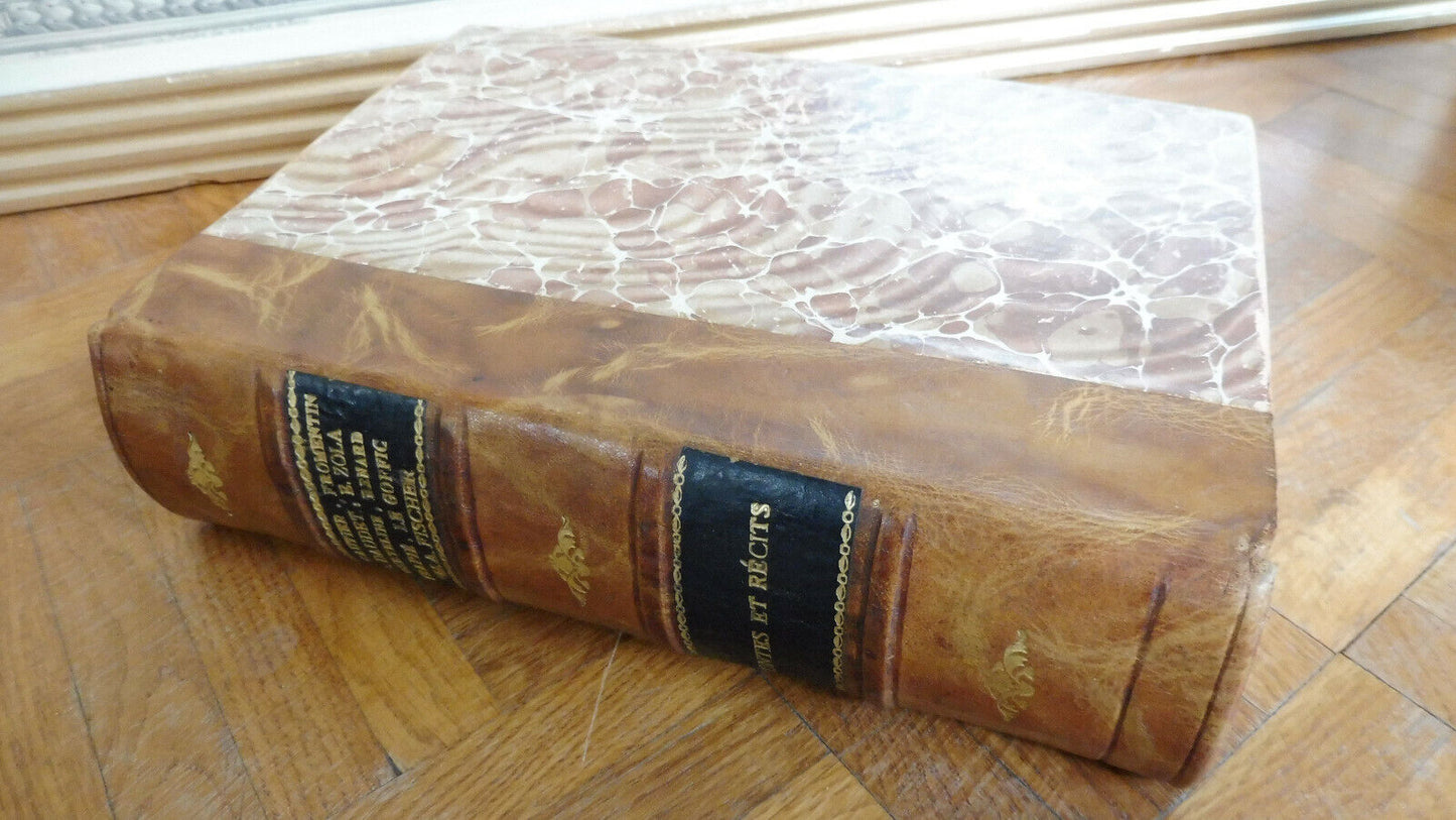 Contes et récits (Gautier, Daudet, Zola, Courteline...) 11 tomes en 1 gros vol.