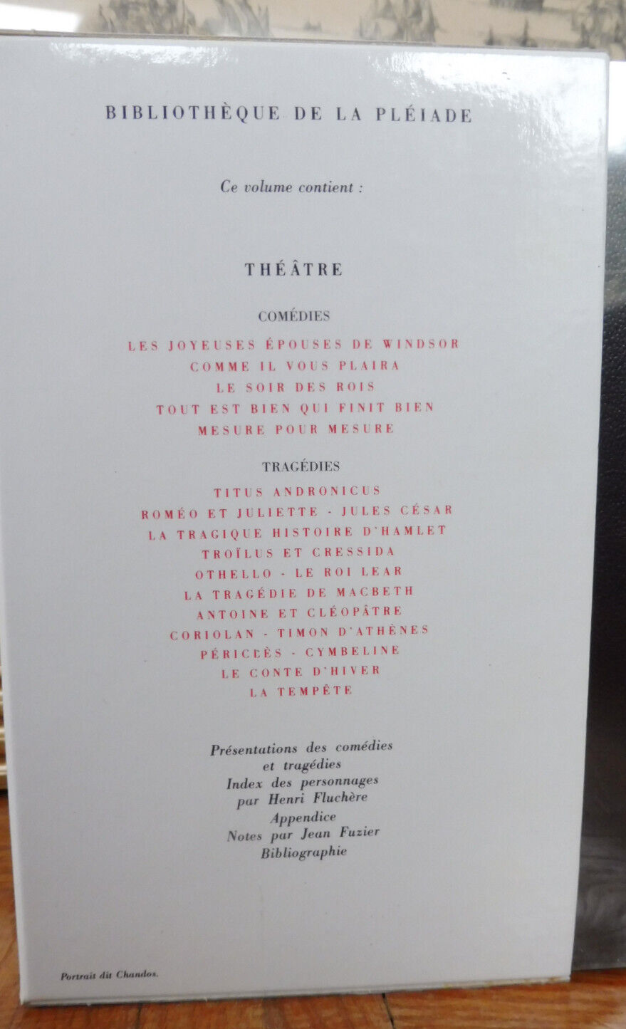 Oeuvres complètes de Shakespeare t.2 1991 PLEIADE TBE