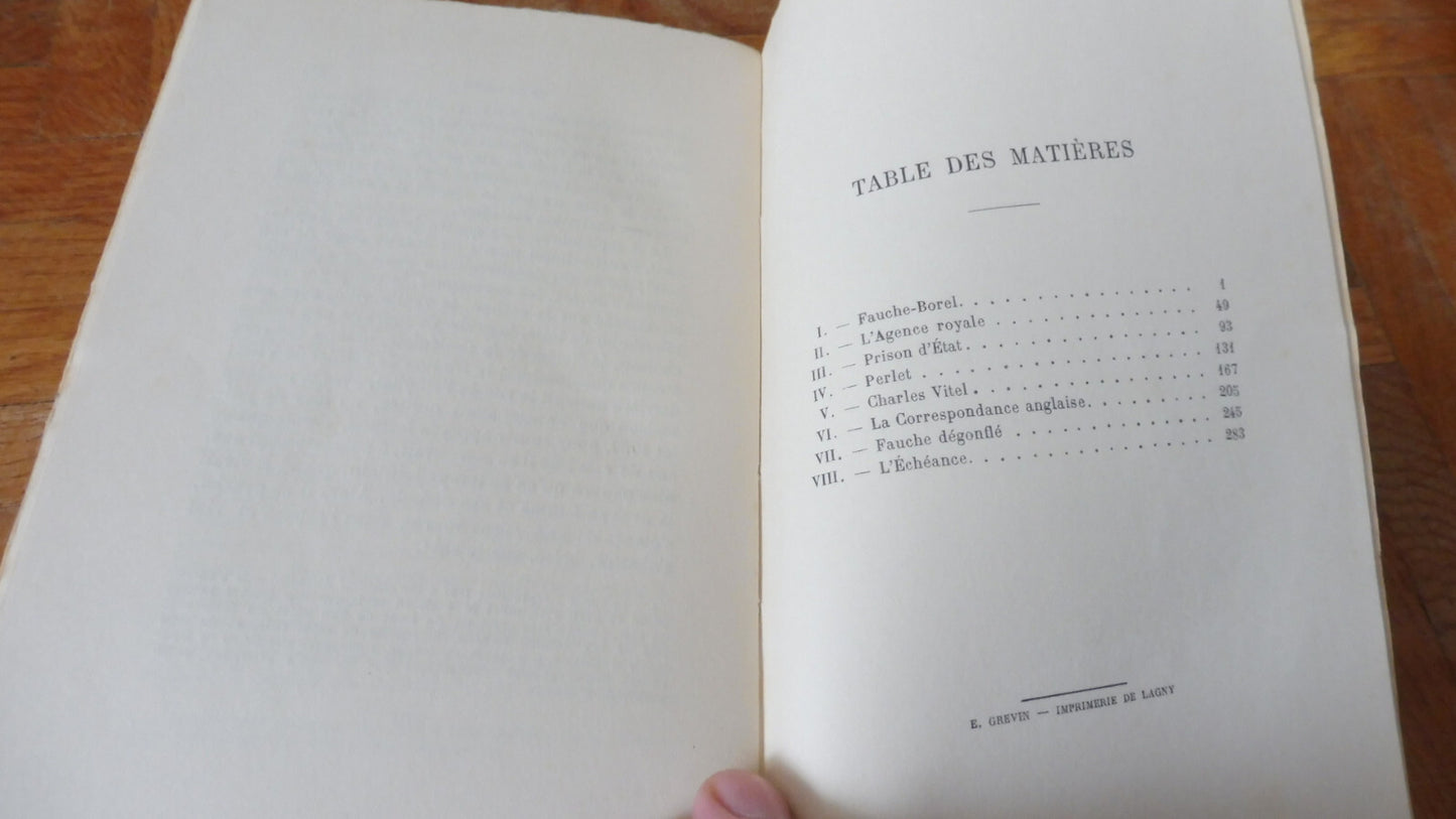 L'Affaire Perlet (G. Lenotre) 1923