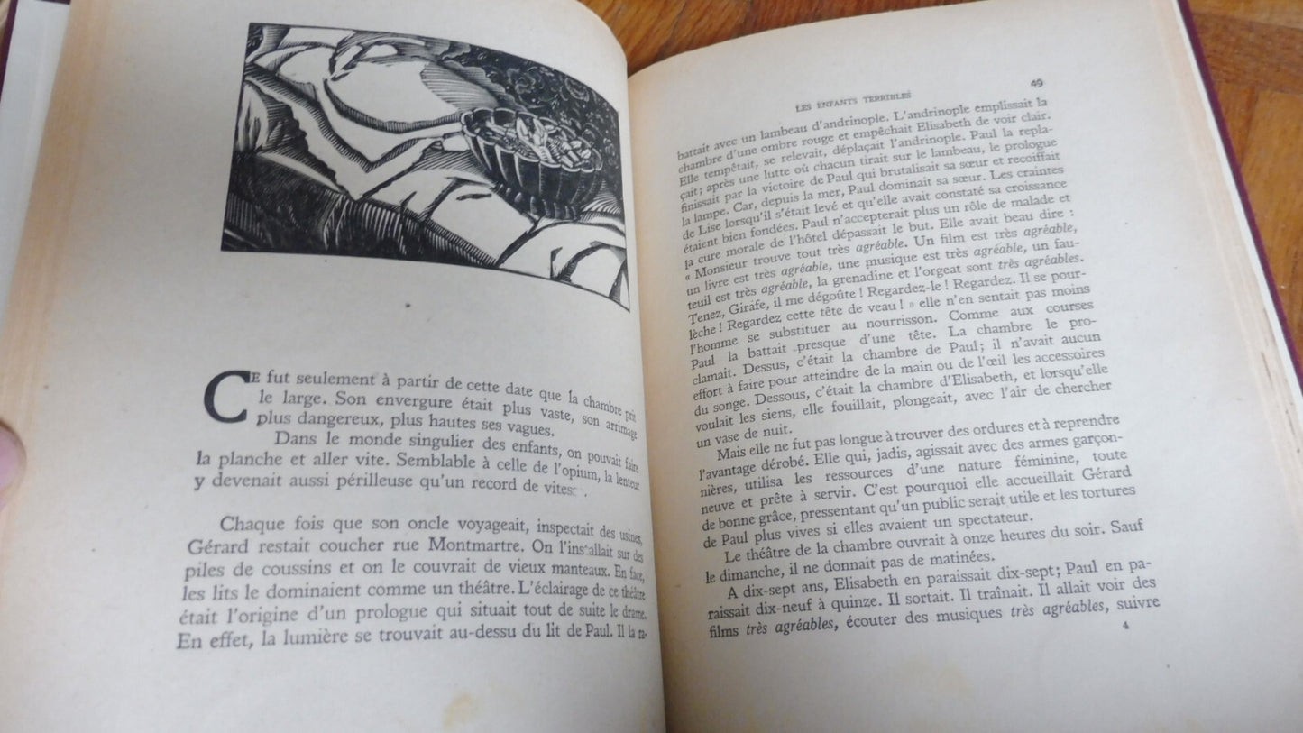 Les Enfants terribles (Jean Cocteau) 1941 illus. Dollian