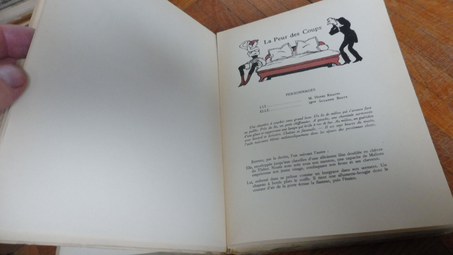 Théâtre (Georges Courteline) 1934 VELIN illus. Hémard