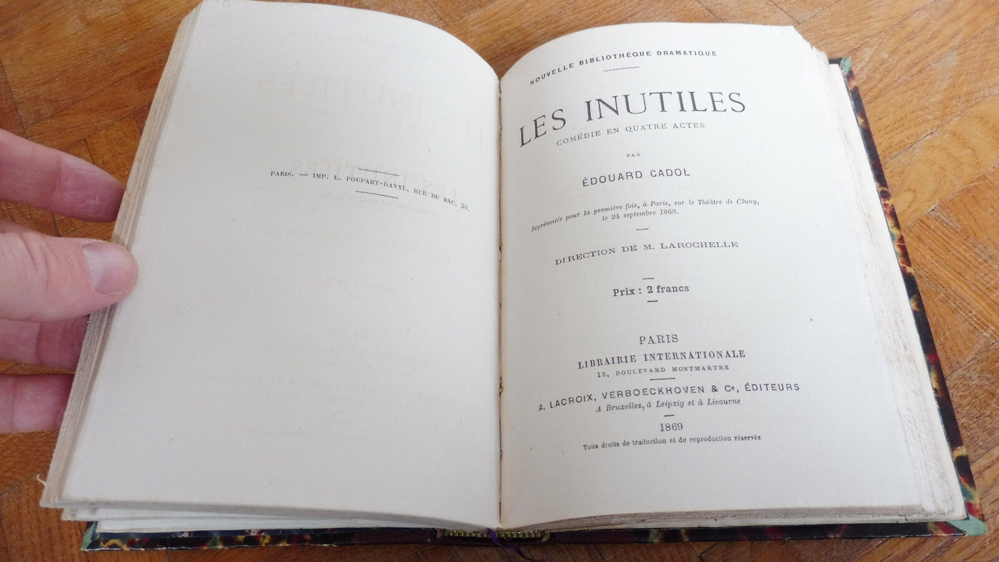 Plutus + Les Sceptiques + Les Inutiles (Millaud, Jollivet...) 3 tomes en 1 vol.