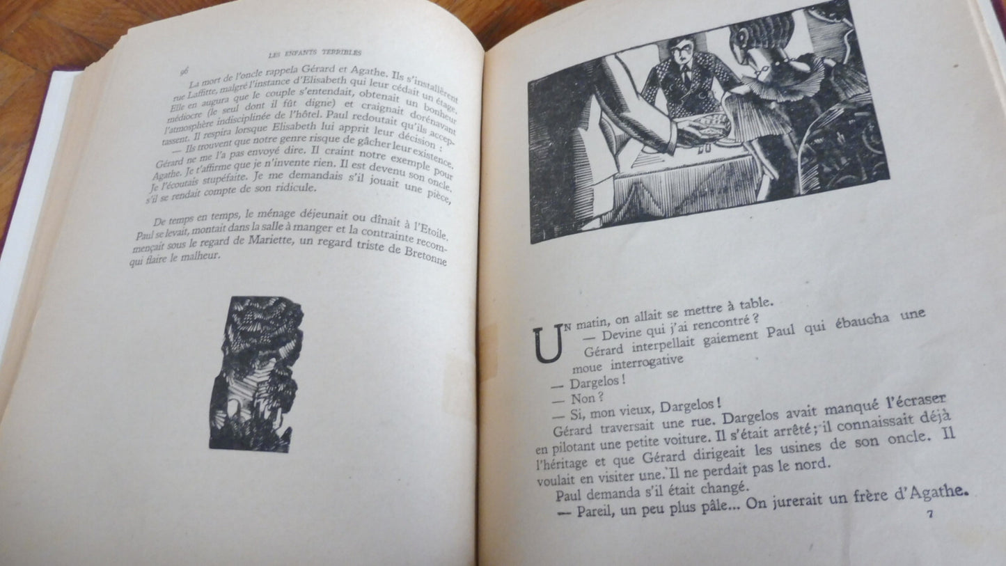 Les Enfants terribles (Jean Cocteau) 1941 illus. Dollian