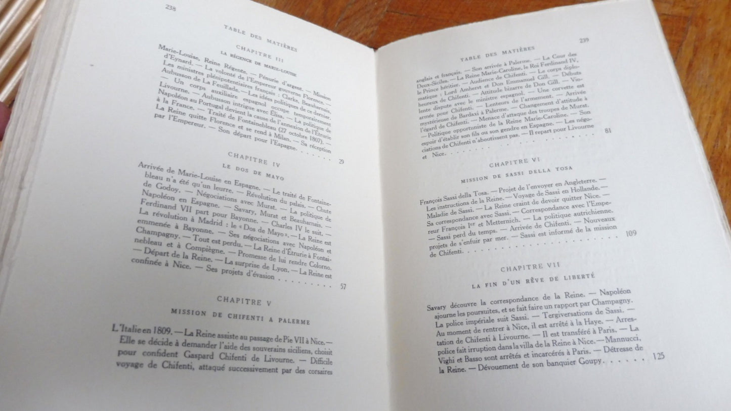 La Reine d'Etrurie 1782-1824 (Prince Sixte De Bourbon) 1928 EO ENVOI