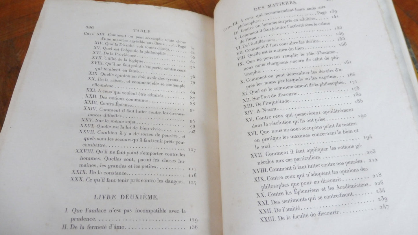 Discours philosophiques d'Epictète (A. P. Thurot trad.) 1838