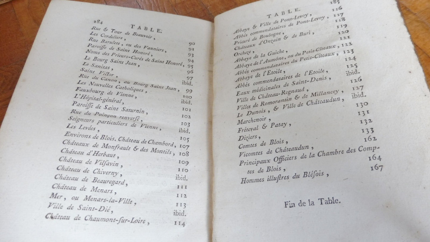 Essais sur la ville de Blois et ses environs (Fournier) 1785