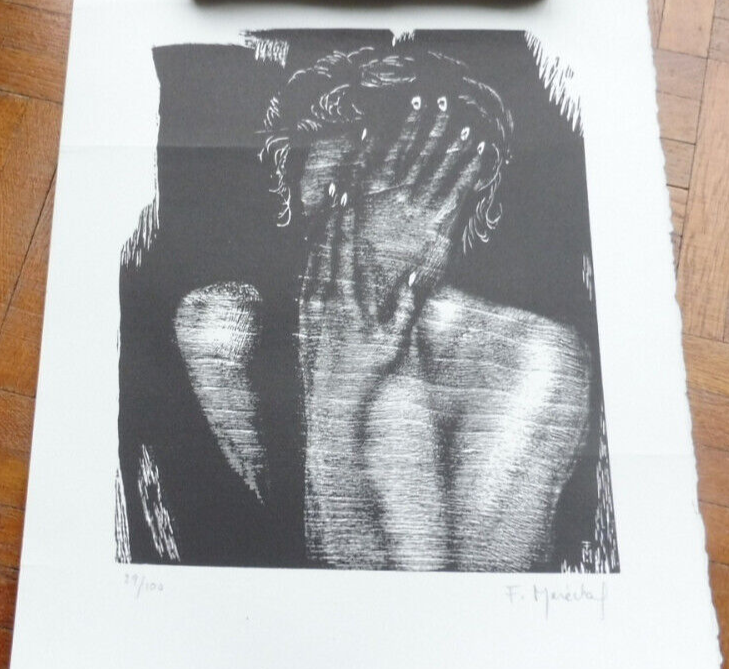 Litho François Maréchal SIGNE NUMEROTE 29x39 cm