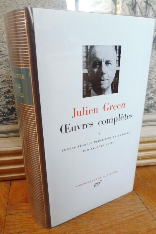 Oeuvres complètes de Julien Green t.5 1985 PLEIADE TBE