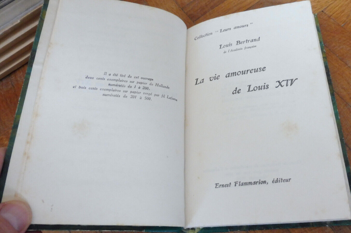 La Vie amoureuses de Louis XIV (Louis Bertrand) 1928
