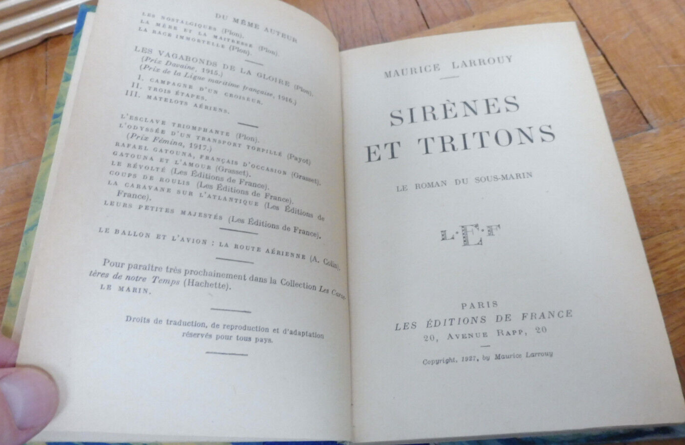 Sirènes et tritons (Maurice Larrouy) 1927