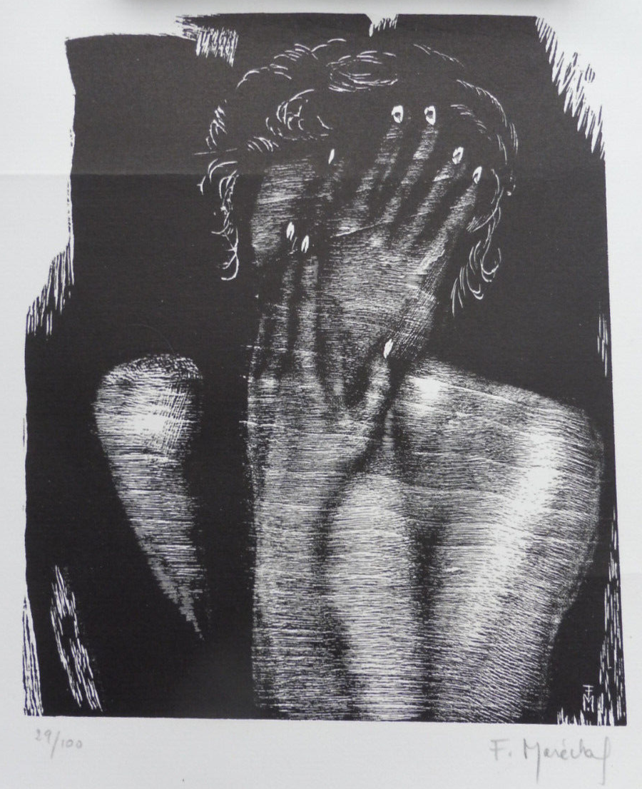 Litho François Maréchal SIGNE NUMEROTE 29x39 cm