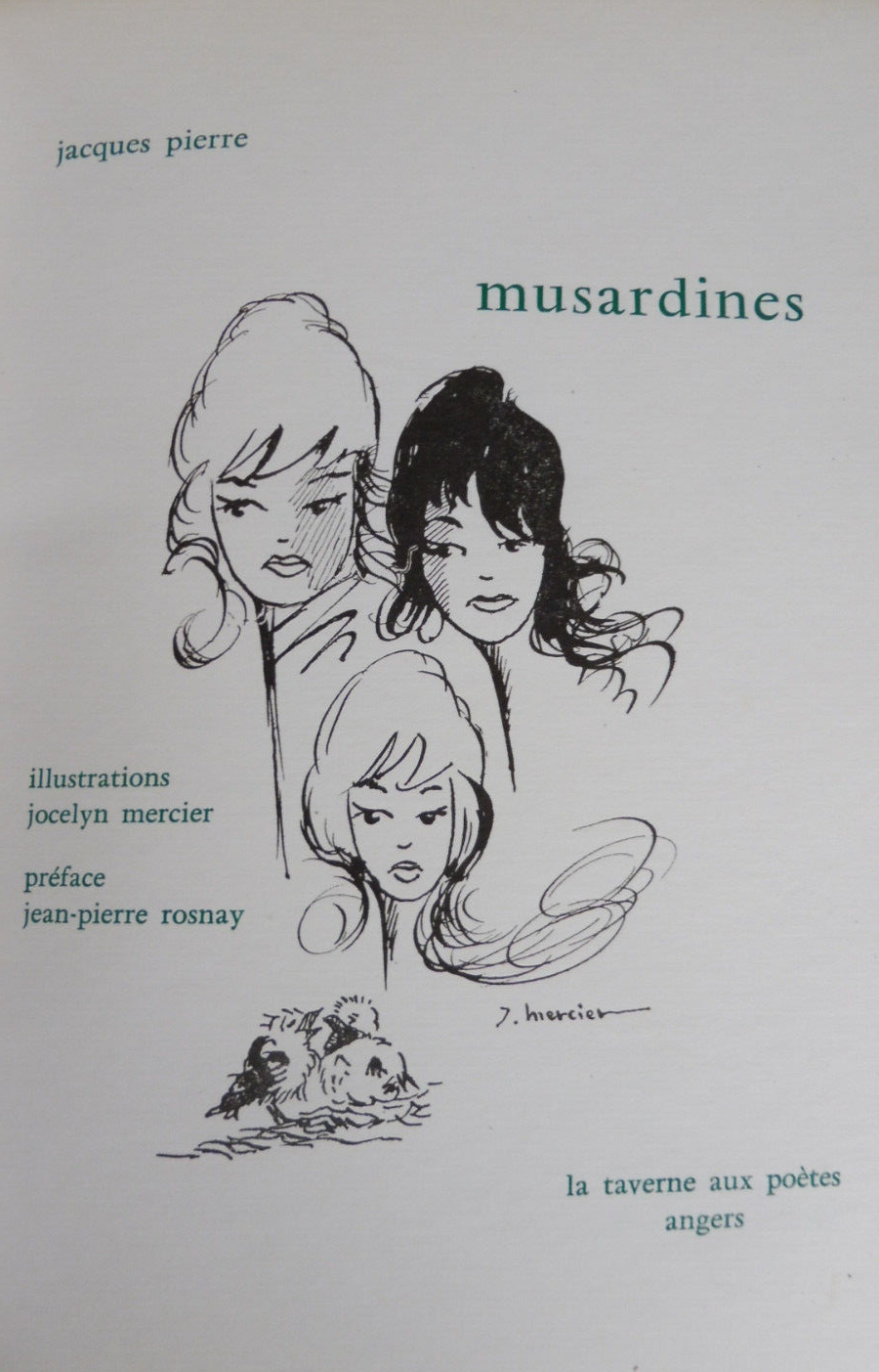 Musardines (Jacques Pierre) 1972 illus. Mercier ENVOI