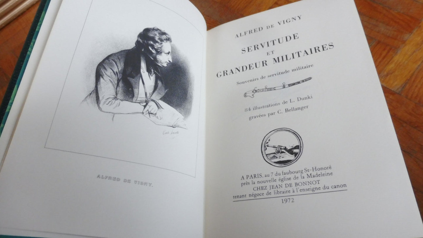 Servitude et grandeur militaires (De Vigny) 1972 JEAN DE BONNOT
