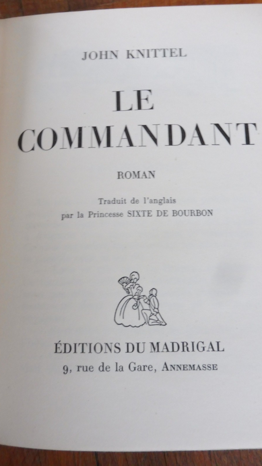 Le Commandant (J. Knittel) 1949