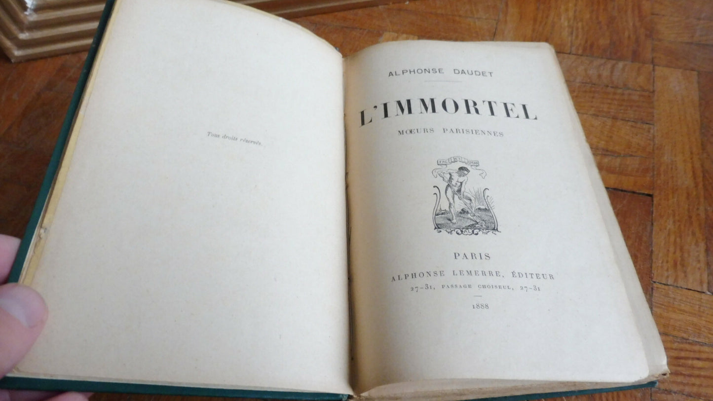 L'Immortel (Alphonse Daudet) 1888