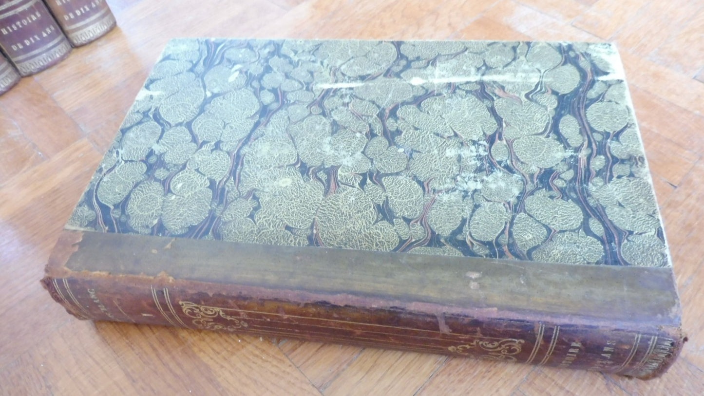 Histoire de dix ans. 1830-1840 (Louis blanc) 1846 5 vol.