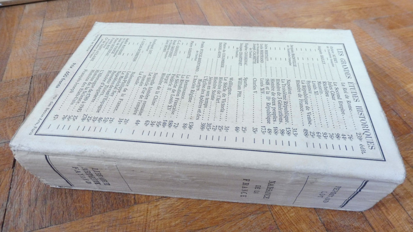 Naissance de la France (Ferdinand Lot) 1948