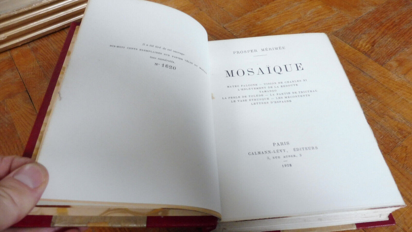 Mosaïque (Prosper Mérimée) 1928 VELIN