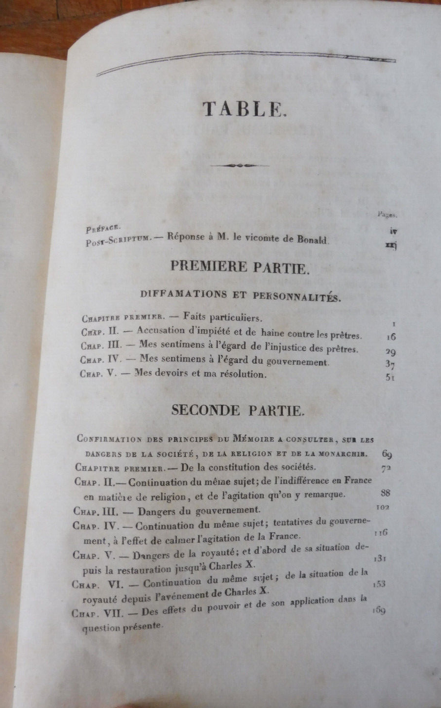 Dénonciations aux cours royales (De Montlosier) 1826