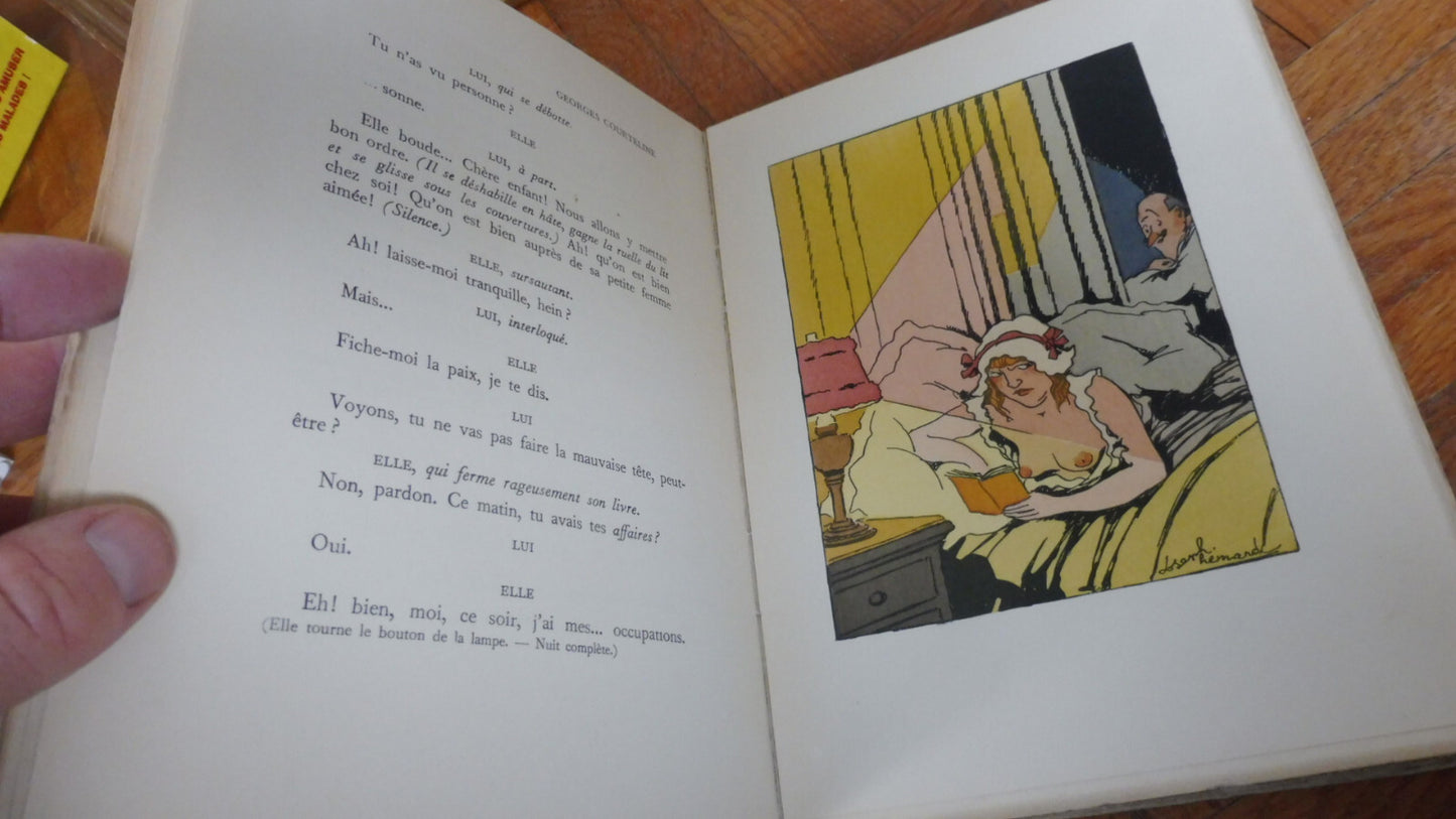 Le Train de 8h47 (Georges Courteline) 1934 VELIN illus. Hémard