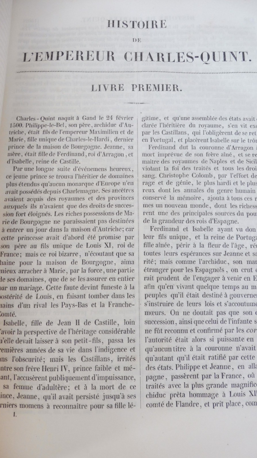 Oeuvres de W. Robertson 1836 2/2
