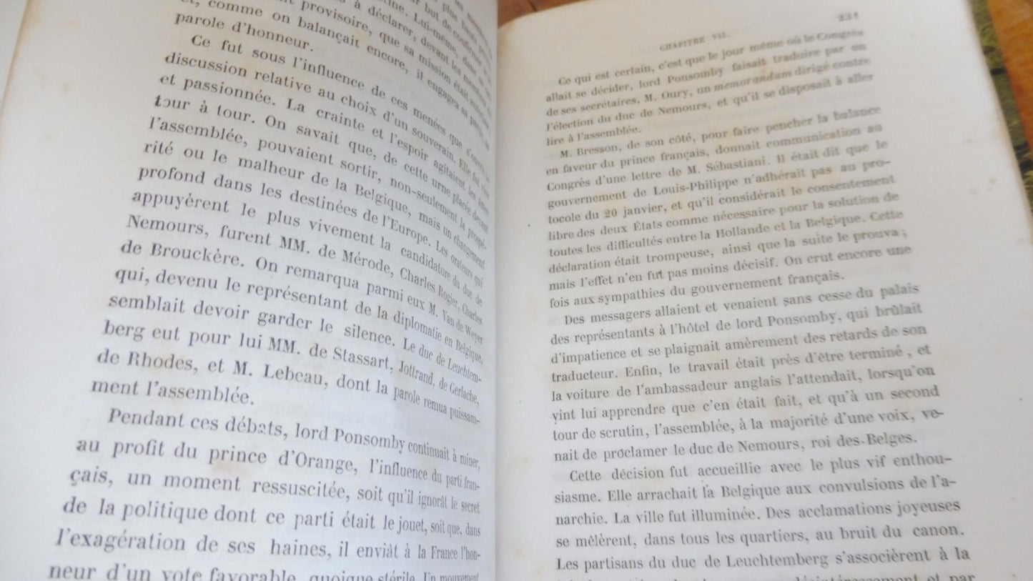 Histoire de dix ans. 1830-1840 (Louis blanc) 1846 5 vol.