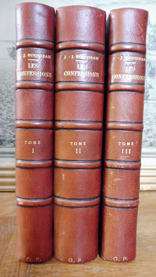 Les Confessions (Rousseau) 1927 VELIN