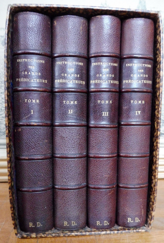 Instructions des grands prédicateurs (Bossuet, Massillon...) 1859 4/4