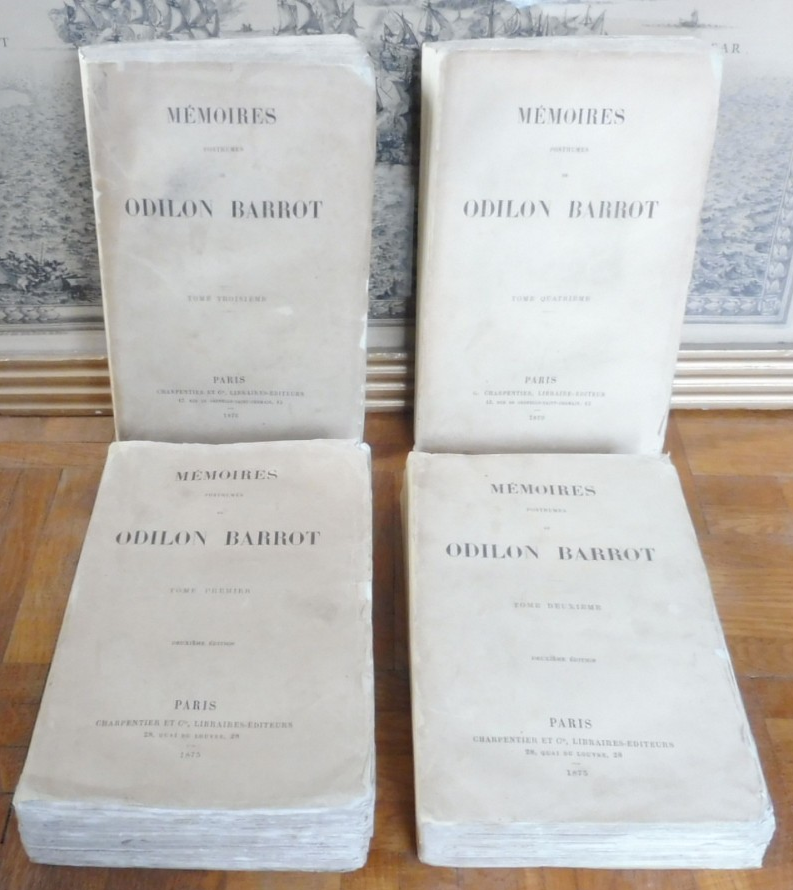 Mémoires posthumes de Odilon Barrot 1876 4/4