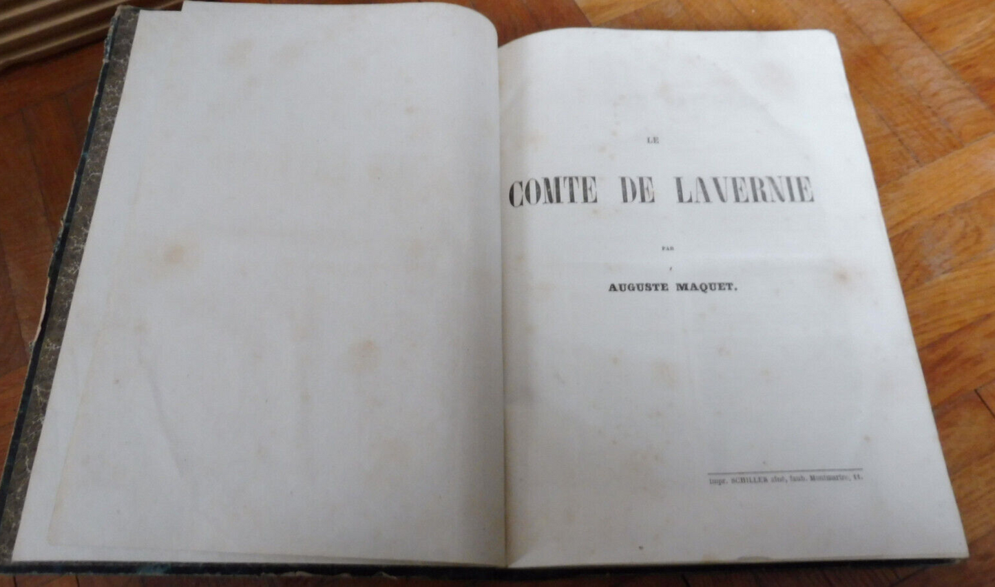 Le Comte de Lavernie (Auguste Maquet) [c.a. 1855]