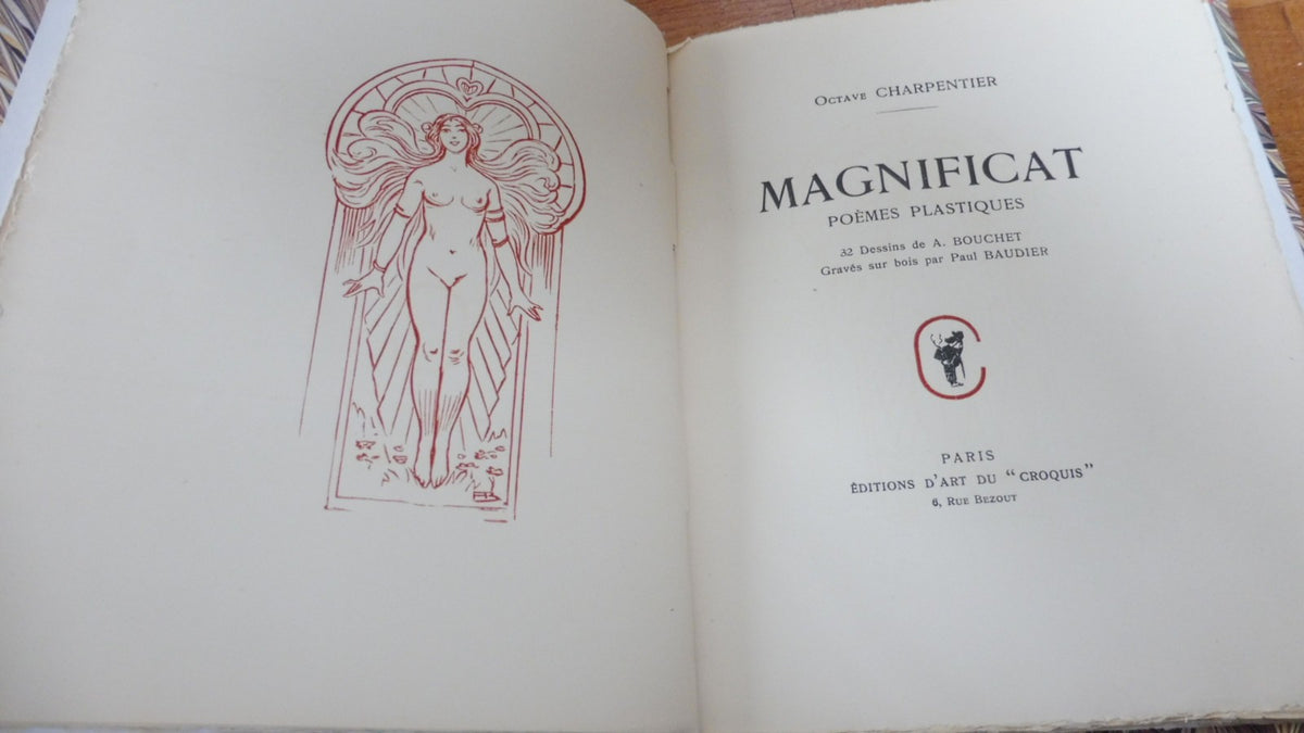 Magnificat (Octave Charpentier) 1921 illus. Bouchet NUMEROTE VELIN