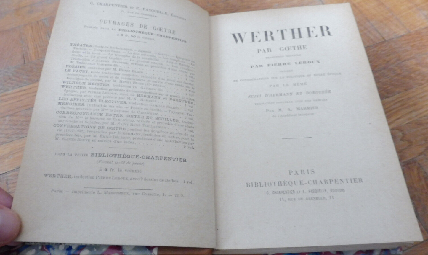 Werther (Goethe) s.d.