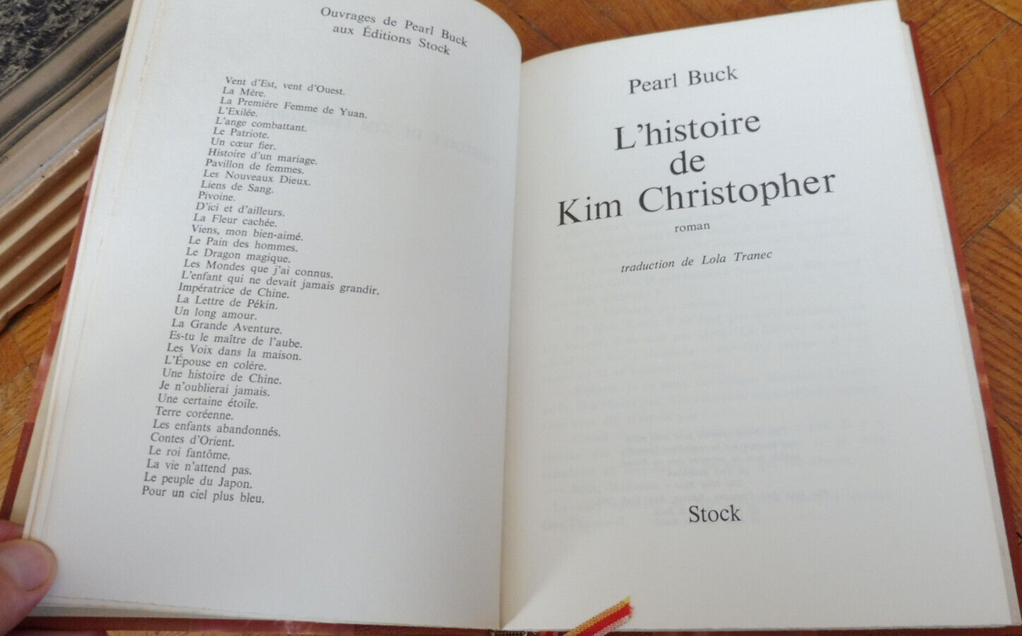 L'Histoire de Kim Christopher (Pearl Buck) 1968