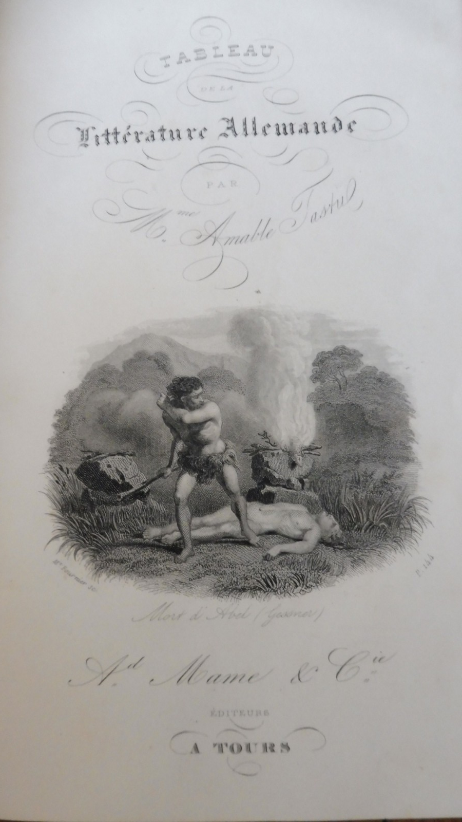 Tableau de la littérature allemande (Amable Tastu) 1865