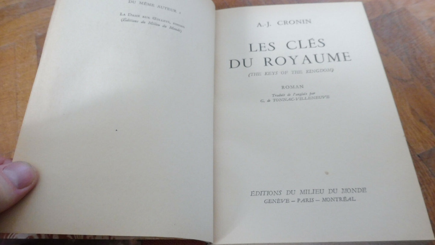 Les Clés du royaume (A.-J. Cronin) 1947